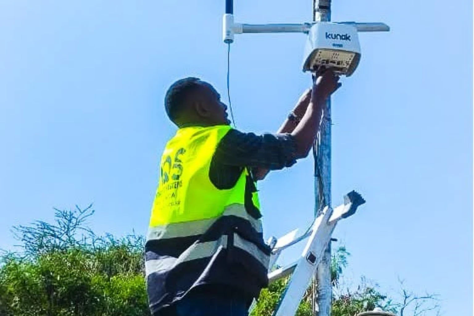 Air quality monitoring equipment deployed in East Africa